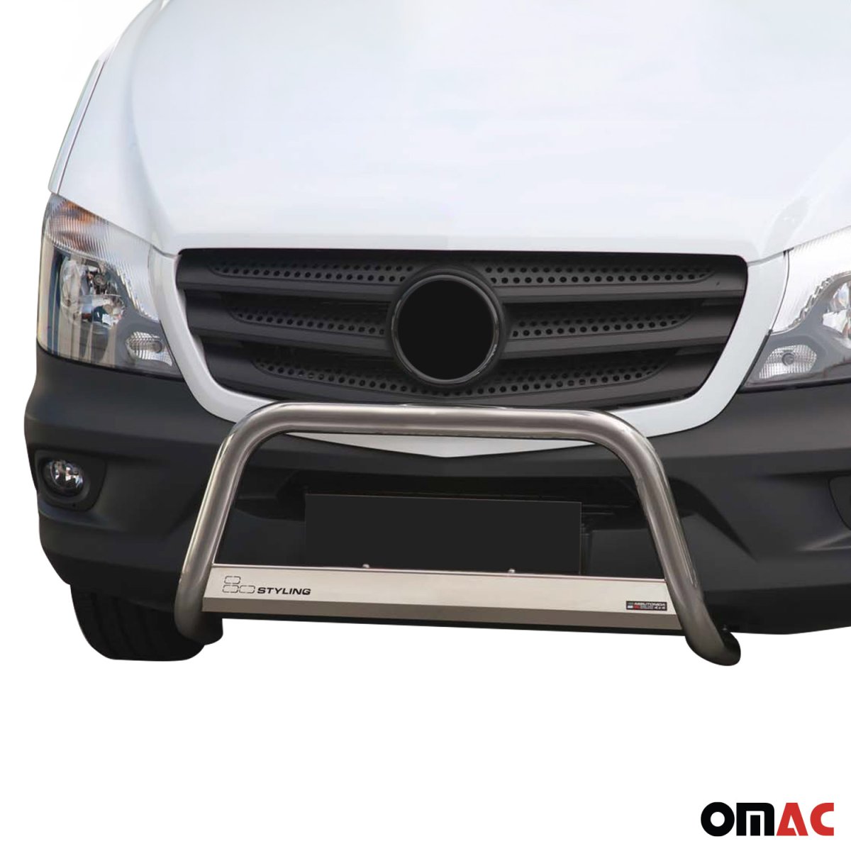 Mercedes-Benz Sprinter Bull Bar - Omac - Steel - Silver - '13-'17